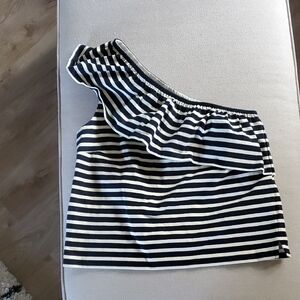 One Shoulder nautical top